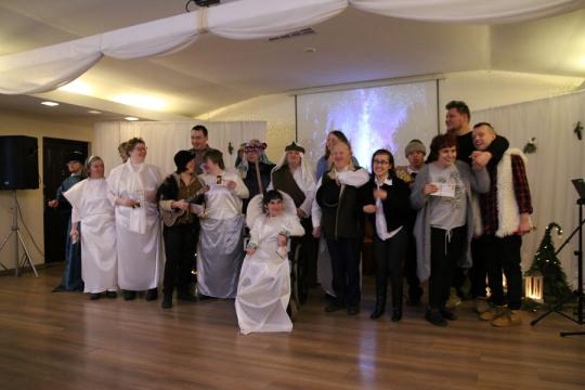 Spotkanie Noworoczne w WTZ  przy ul. Basztowej 3 